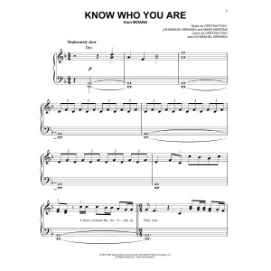 Know Who You Are (from Moana)